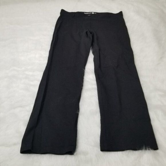 Betabrand Black Classic Straight Leg Dress Yoga Dress Pants XL Petite - Picture 4 of 10